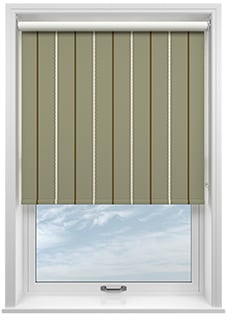 The British Stripe Co. Alfred, Derwent No.1 - Roller Blind